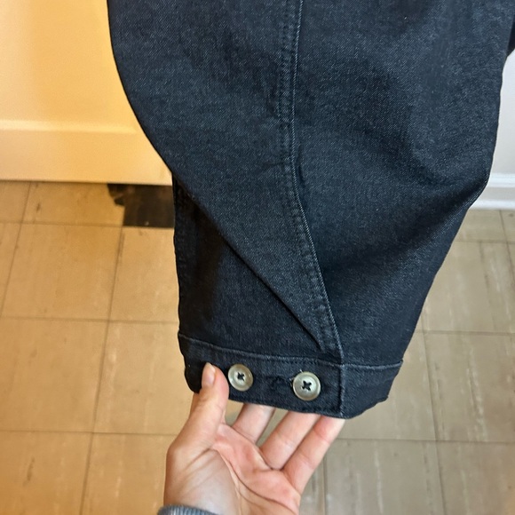 Nwt Lane Bryant Black Denim Straight Leg Cargo Pants - Picture 9 of 10